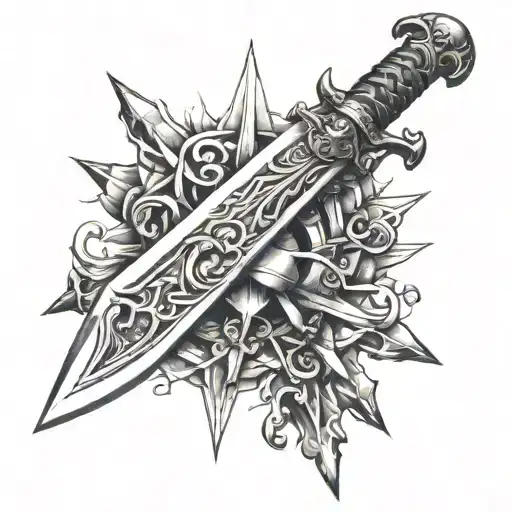 Sword Knife Piercing