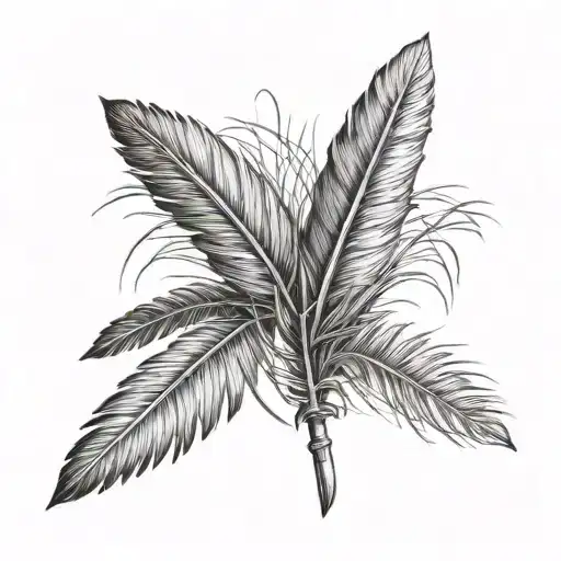 Papyrus Feather Of Truth Ancient Egypt