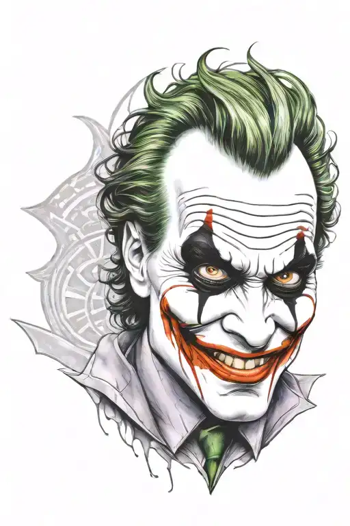 Joker Sick Face Holding Real Madrid Logo