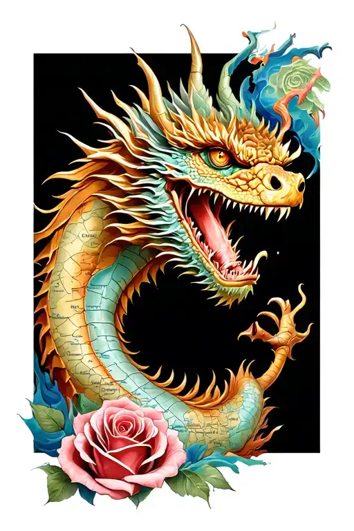 Roses Dragon Map