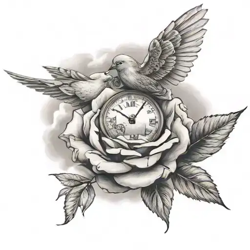 Time Cloud Rose Dove