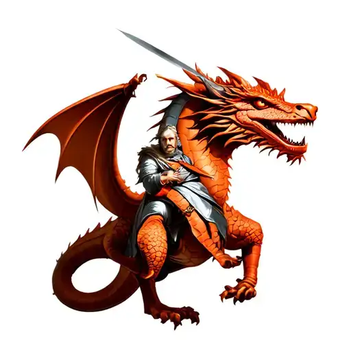 St George Killing The Dragon