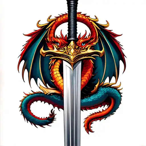 St George Dragon Sword