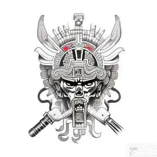 Full Sleeve Aztec Mythology