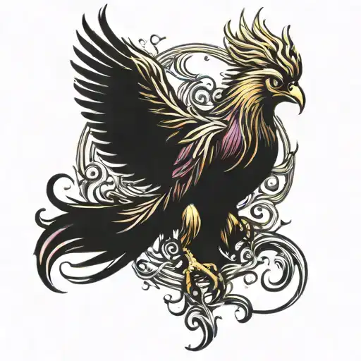 Phoenix Rising Fiery