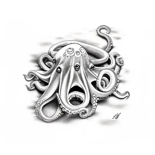 Octopus Breaking Ship