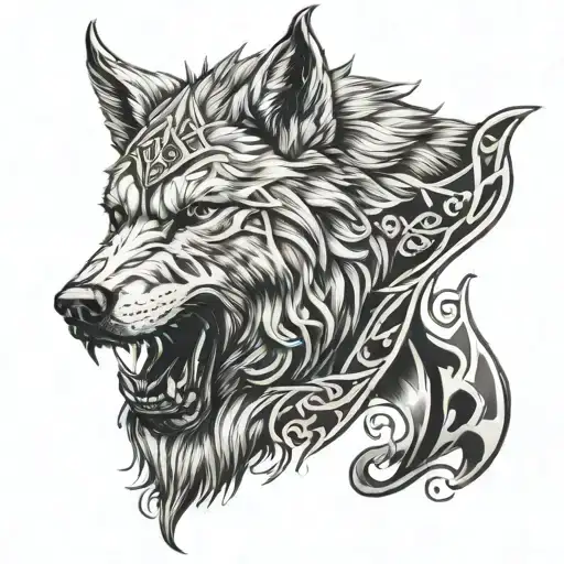 Fenrir Viking Norse Wolf