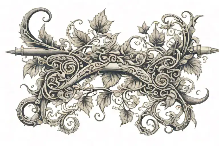 1883 Winchester Repeater With Filigree Vine Intertwined