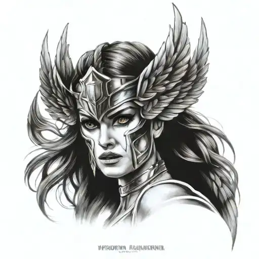 Valkyrie Woman Face