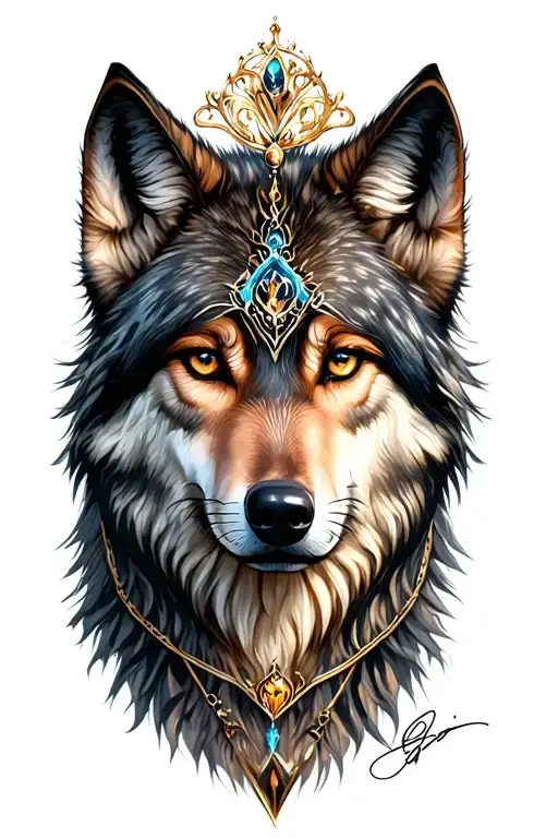 A Female Wolf Princess