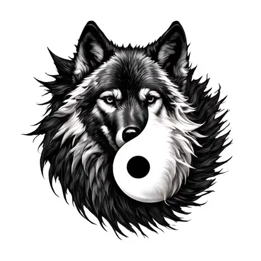 Yin Yang Wolf