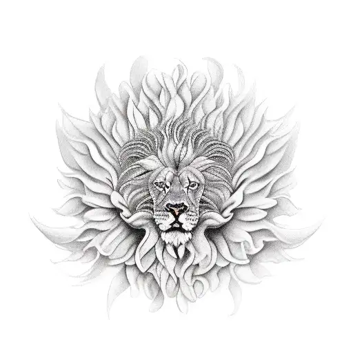 Chrysanthemum And Lion