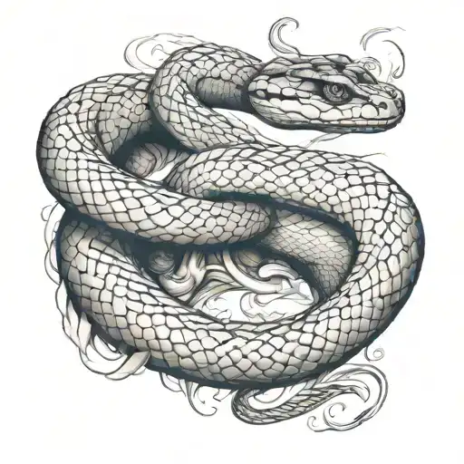 Full Leg Snake Sleeve