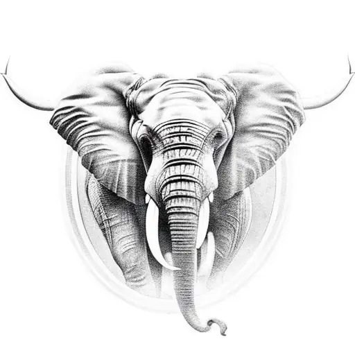 Hannibal Barca Mixed With An Elephant Face