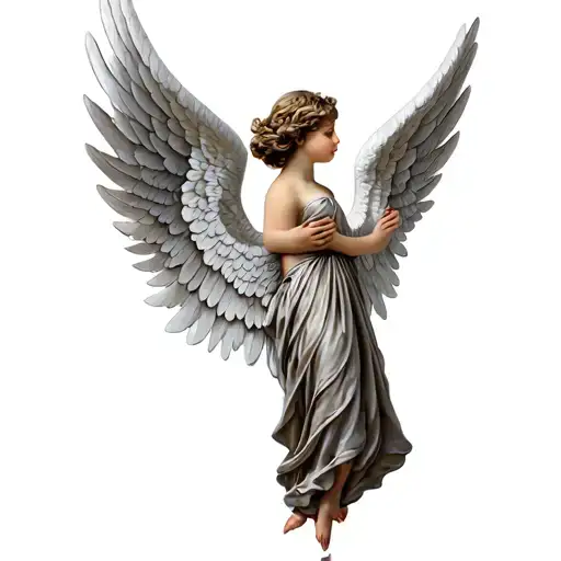 Angel Wings Flying