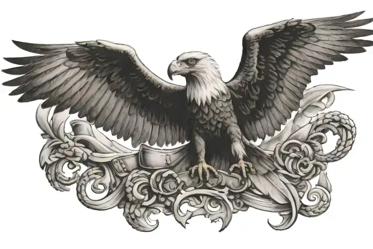 Usmc Ega But Add An Osprey Bird Of Prey