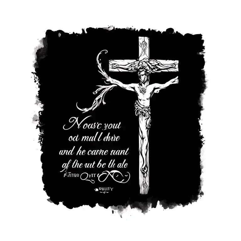 Cross With Verse Title