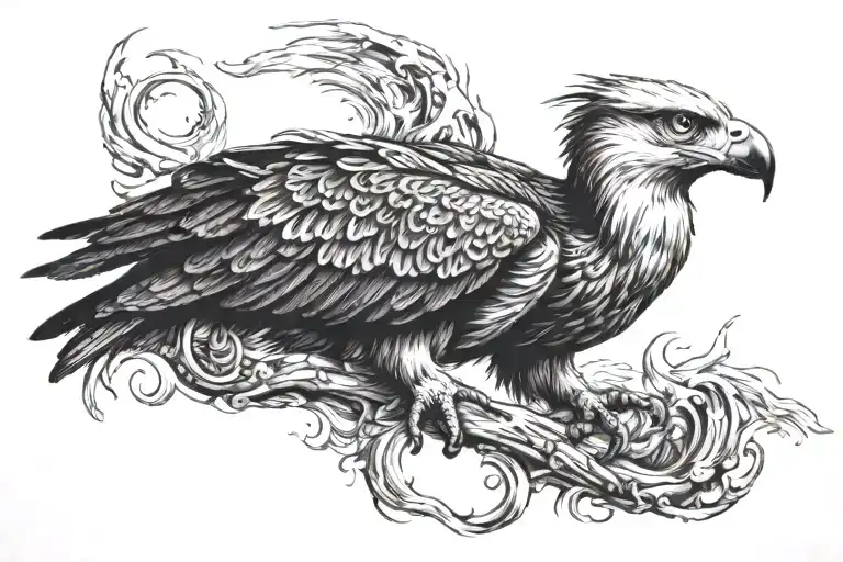 Usmc Ega But Add An Osprey Bird Of Prey