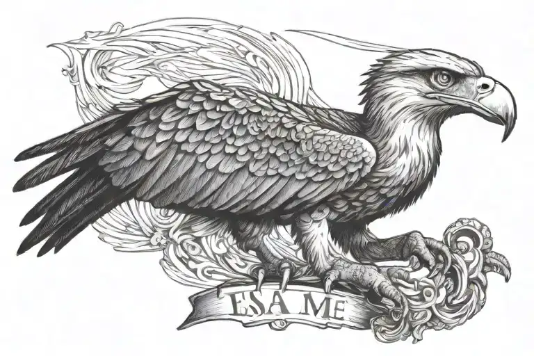 Usmc Ega But Add An Osprey Bird Of Prey