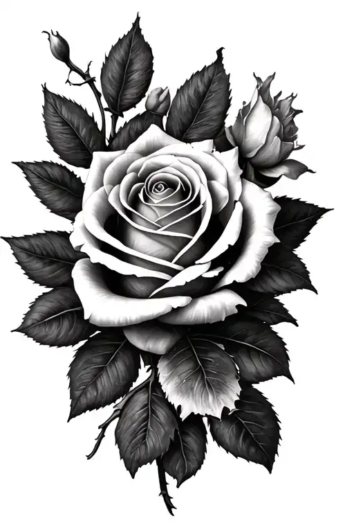 Rose Wrapped With Com Flores