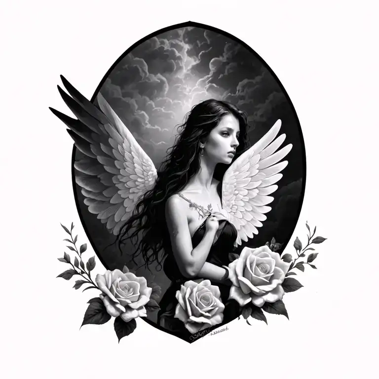 Shaded Roes Your Wings Were Ready But My Heart Was Not With A Crss