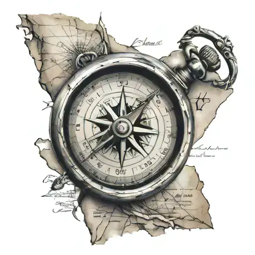 Sleeve Map Compass