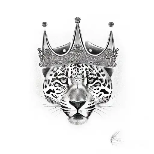 Jaguar With A Crown Roaring