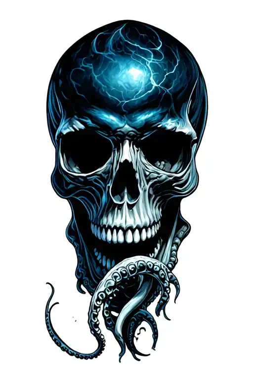 Skull And Kraken Emerging