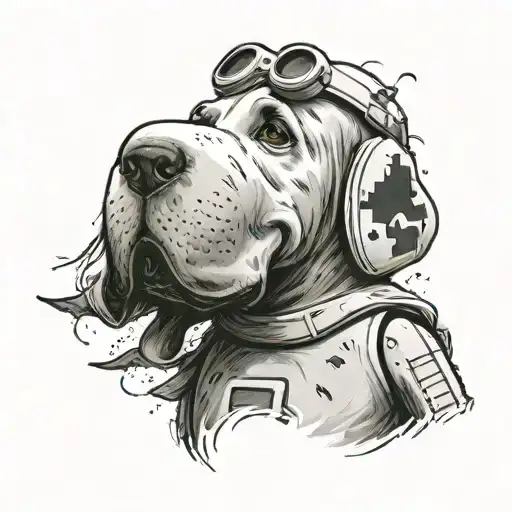 Snoopy And A Storm Trooper