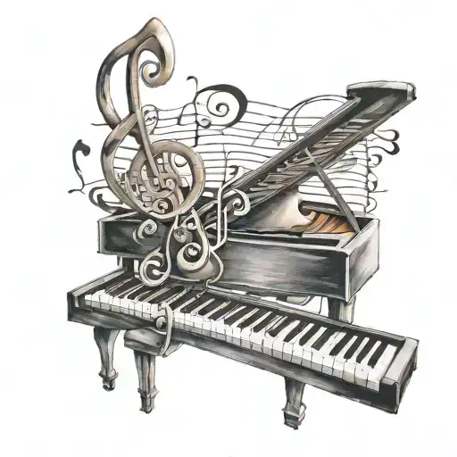 Heartbeat Pianokeys Broken Musical Note Sheets