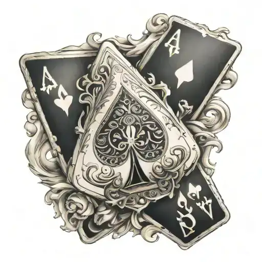 Ace Of Spades Playing Card