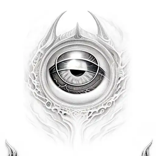 Sauron With Eye Of A Dragon
