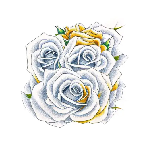 Dragon With Rose And Nunber 23