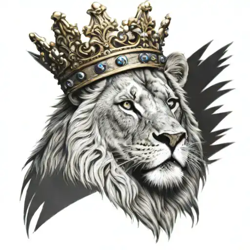 The Finnish Lion Wearing A Crown