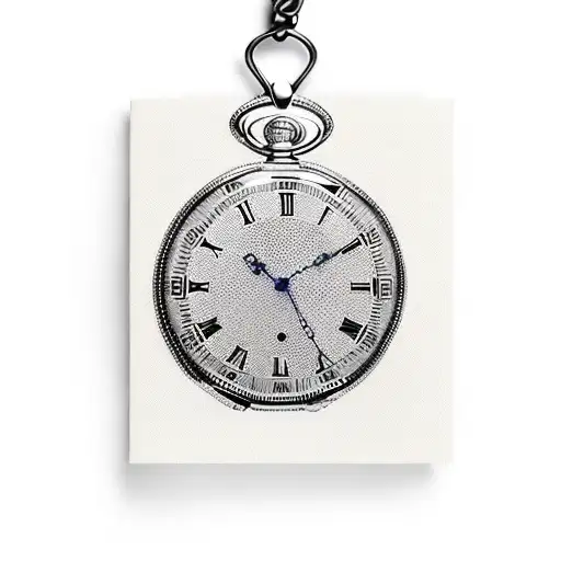 Pocket Watch With Kids Face