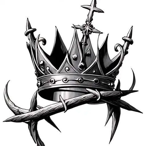 Welsh Christian Saints Church Crown Of Thornes