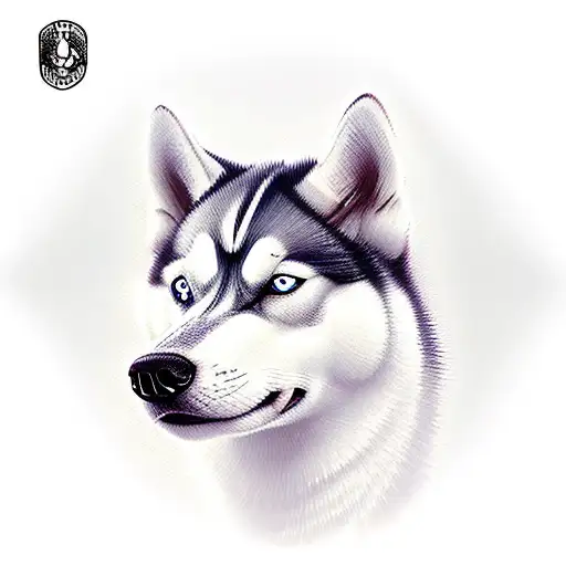 Husky As A Baby And Grownup