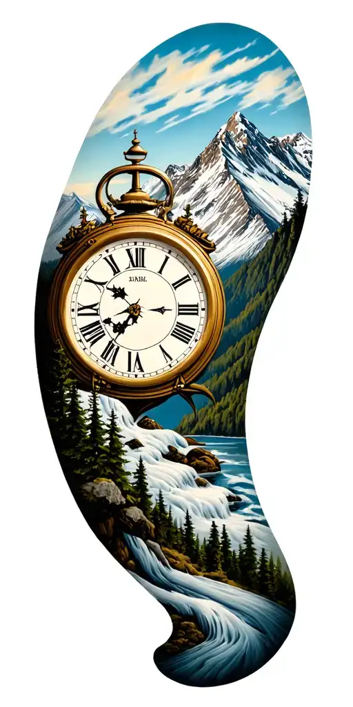 Clock Mountain Landscape