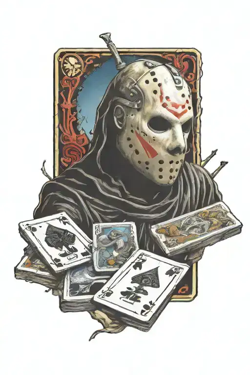Jason Vorhees Tarot Card