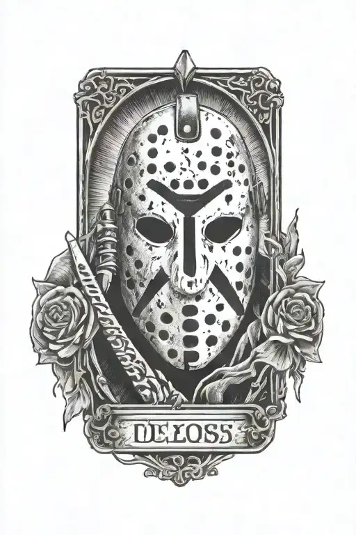 Jason Voorhees Tarot Card