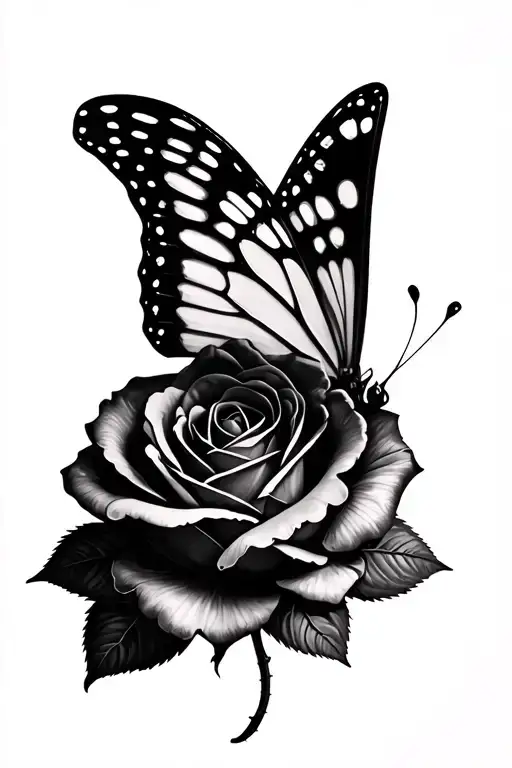 Rose Butterfly