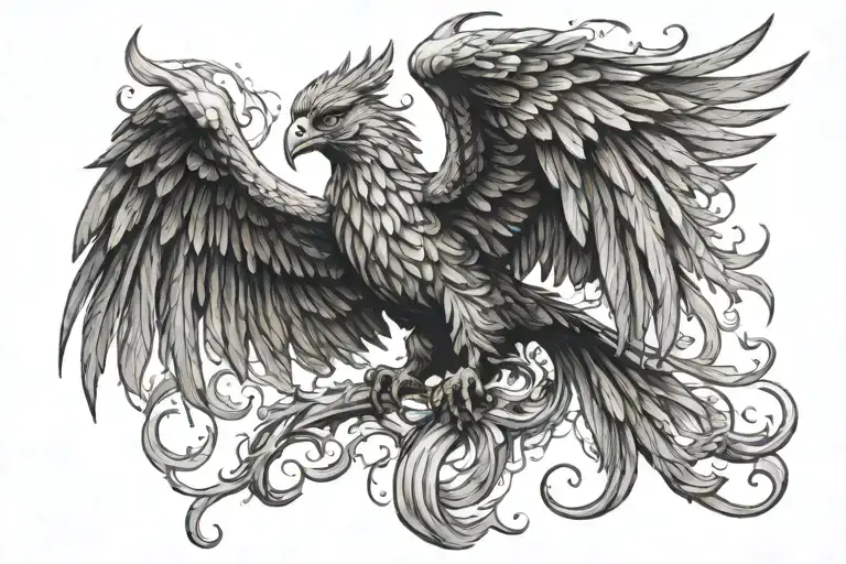 Phoenix Rising From The Ashes