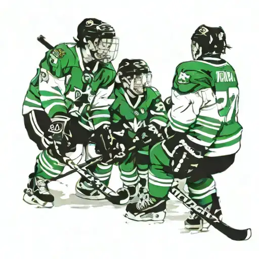 Irish Hockey Family Father Son