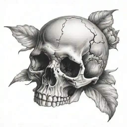 Lone Skull Memento Mori