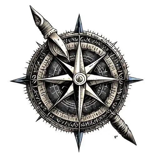 Vegvisir Viking Compass