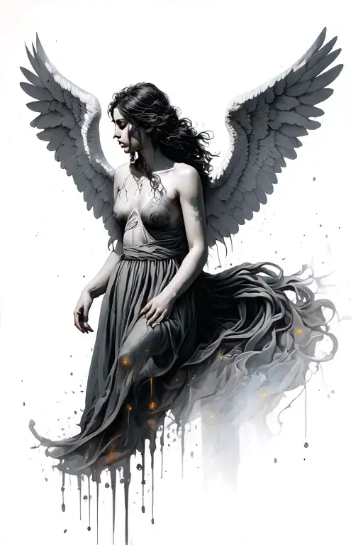 Fallen Angel Weeping