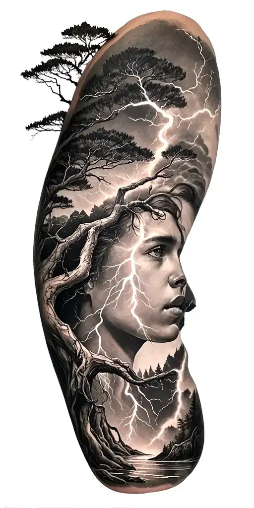 Vevisir And Rume And Tree And Lightning