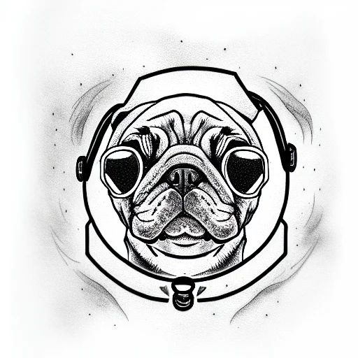 Pug Astronaut