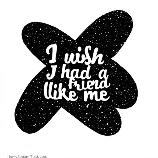 I Wish I Had A Friend Like Me Quote