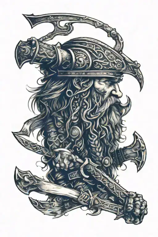 Battle Worn Viking Warrior